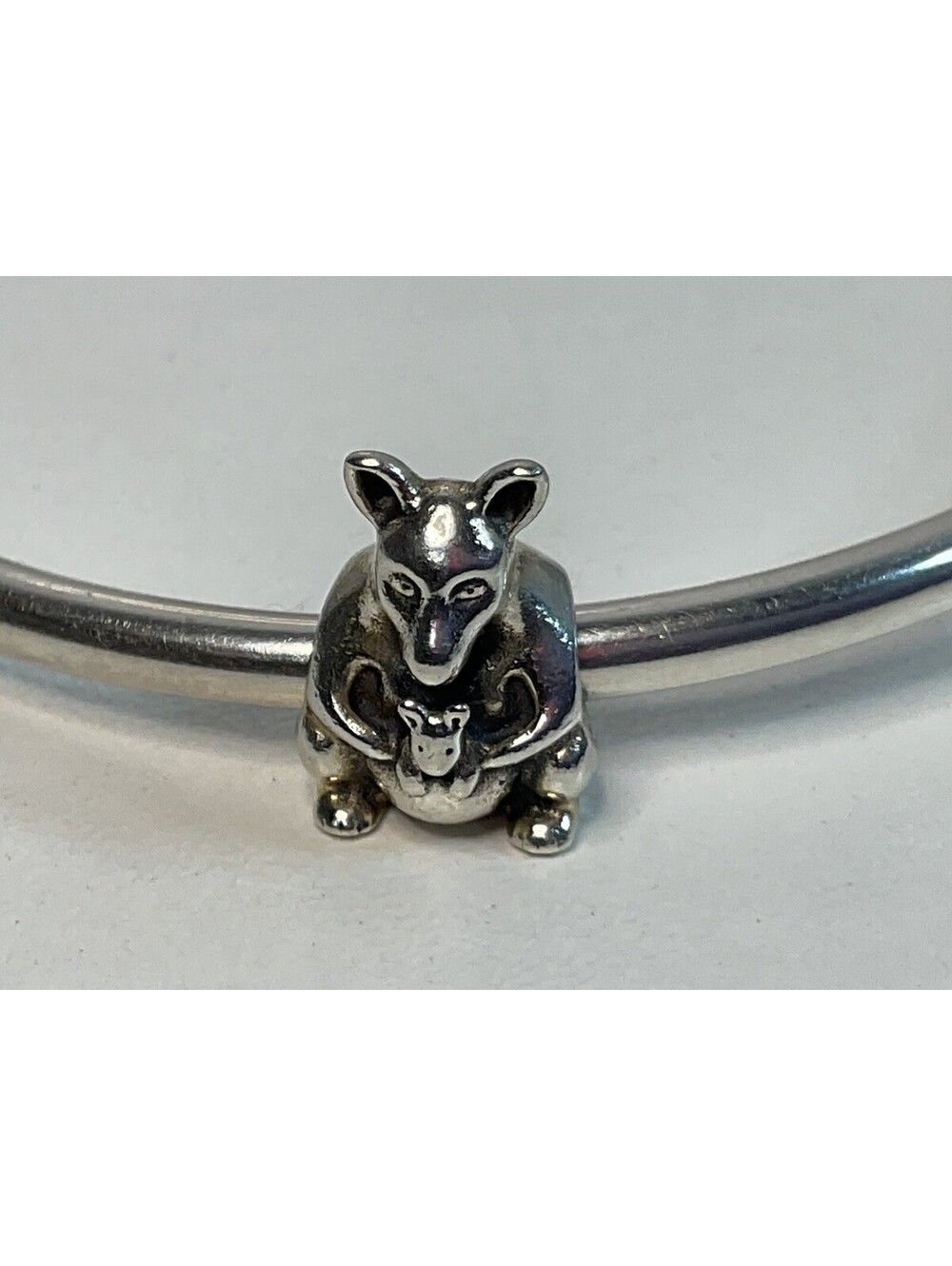 Pandora Kangaroo And Baby Charm Retired